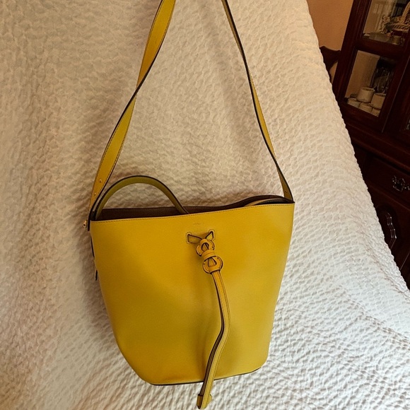 Furla Yellow Shoulder Bag - Picture 1 of 13